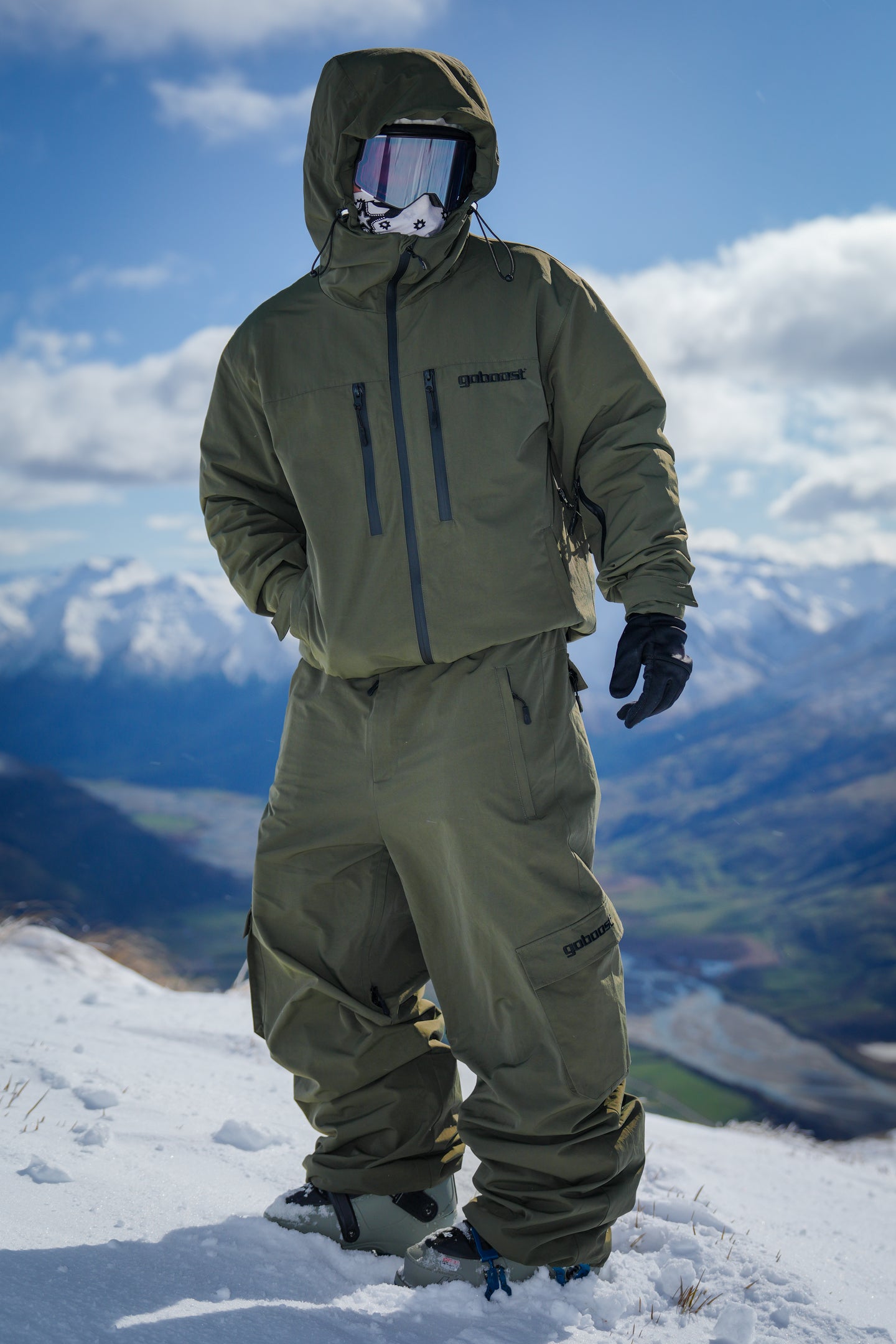 GOBOOST OneSerie 3L 15K Insulated Snowpants – Olive