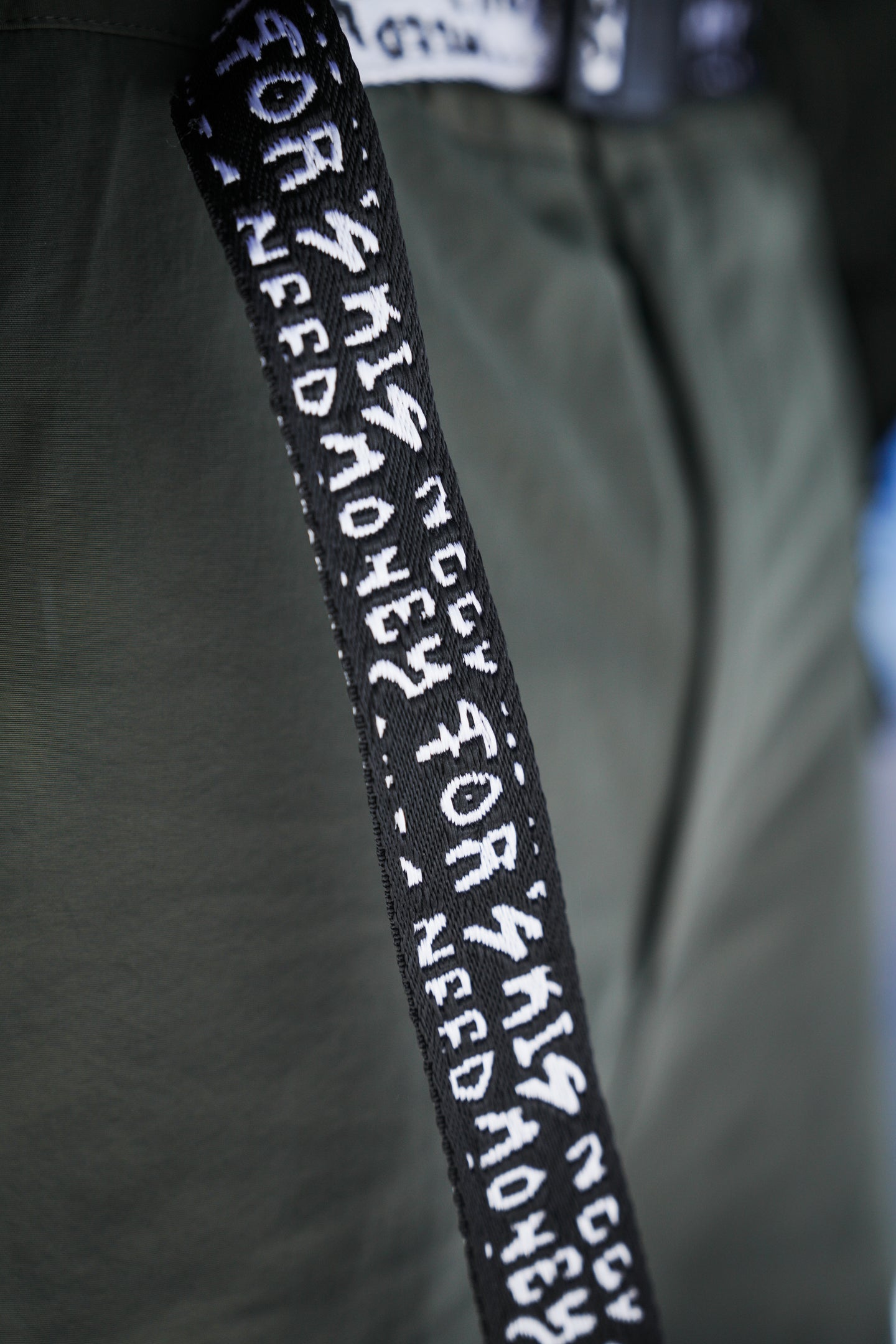 Need Money For Skis Magnetic Belt - Black and White