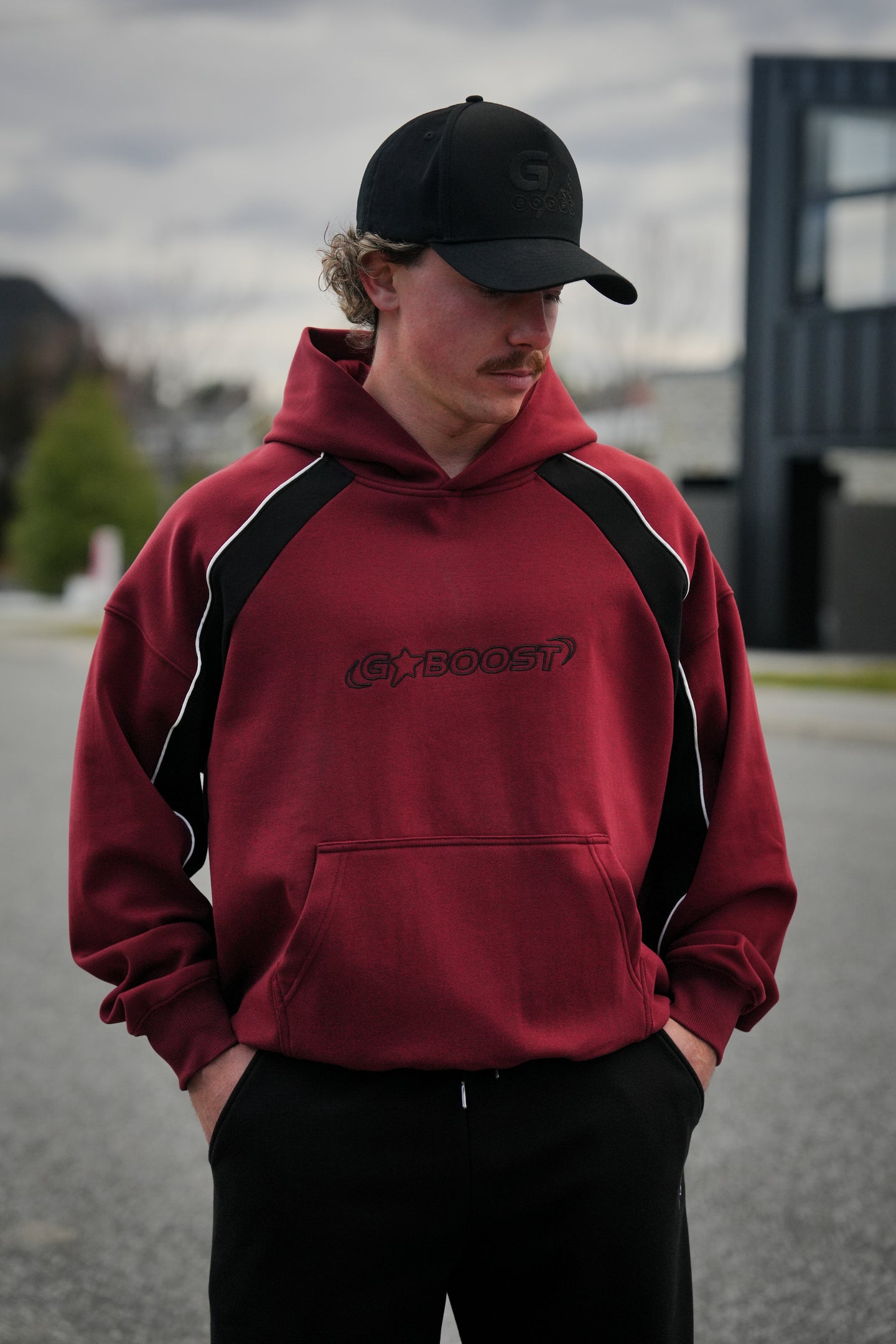 Core Line Hoodie - Burgundy