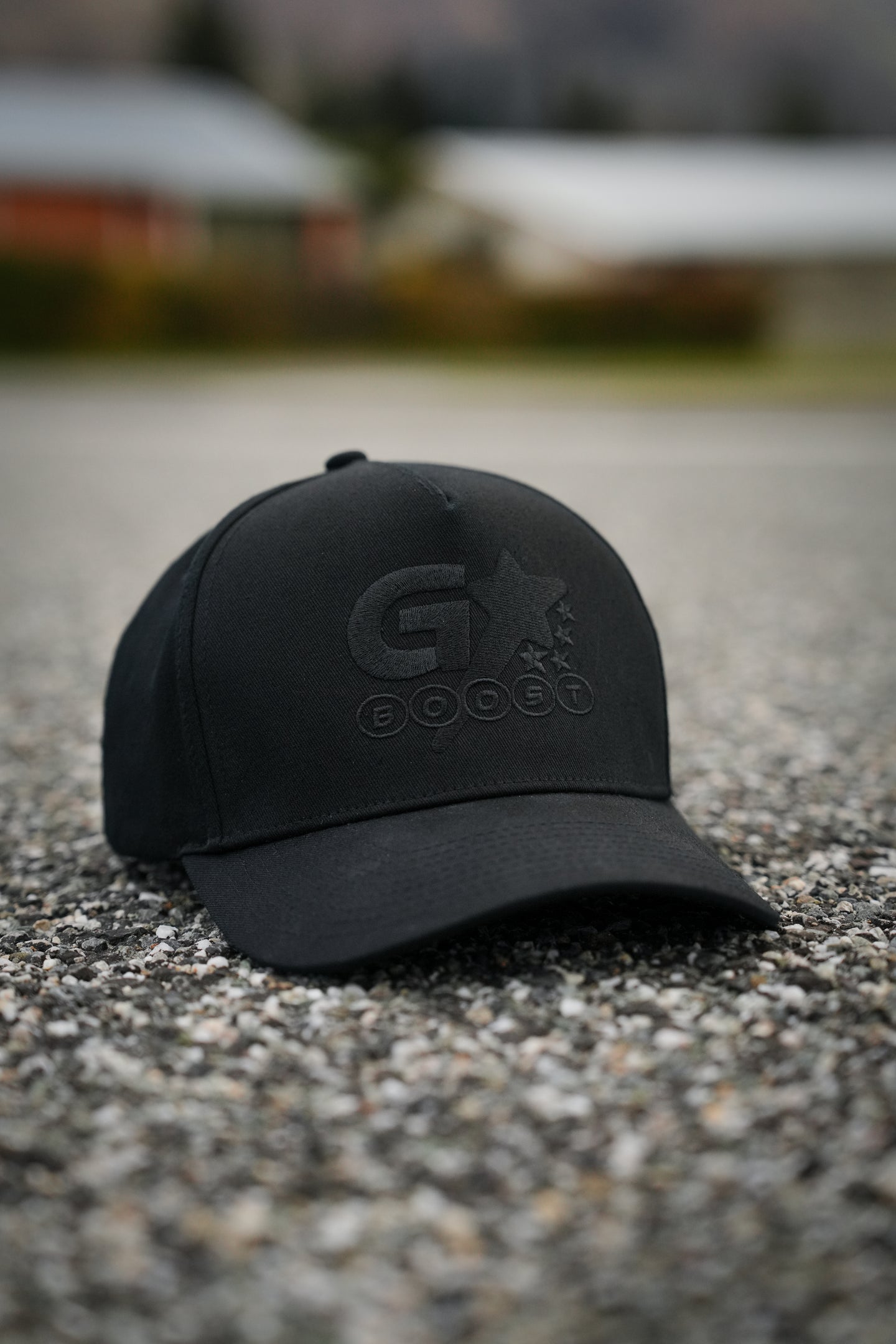 Five Stars Snapback - Black on Black