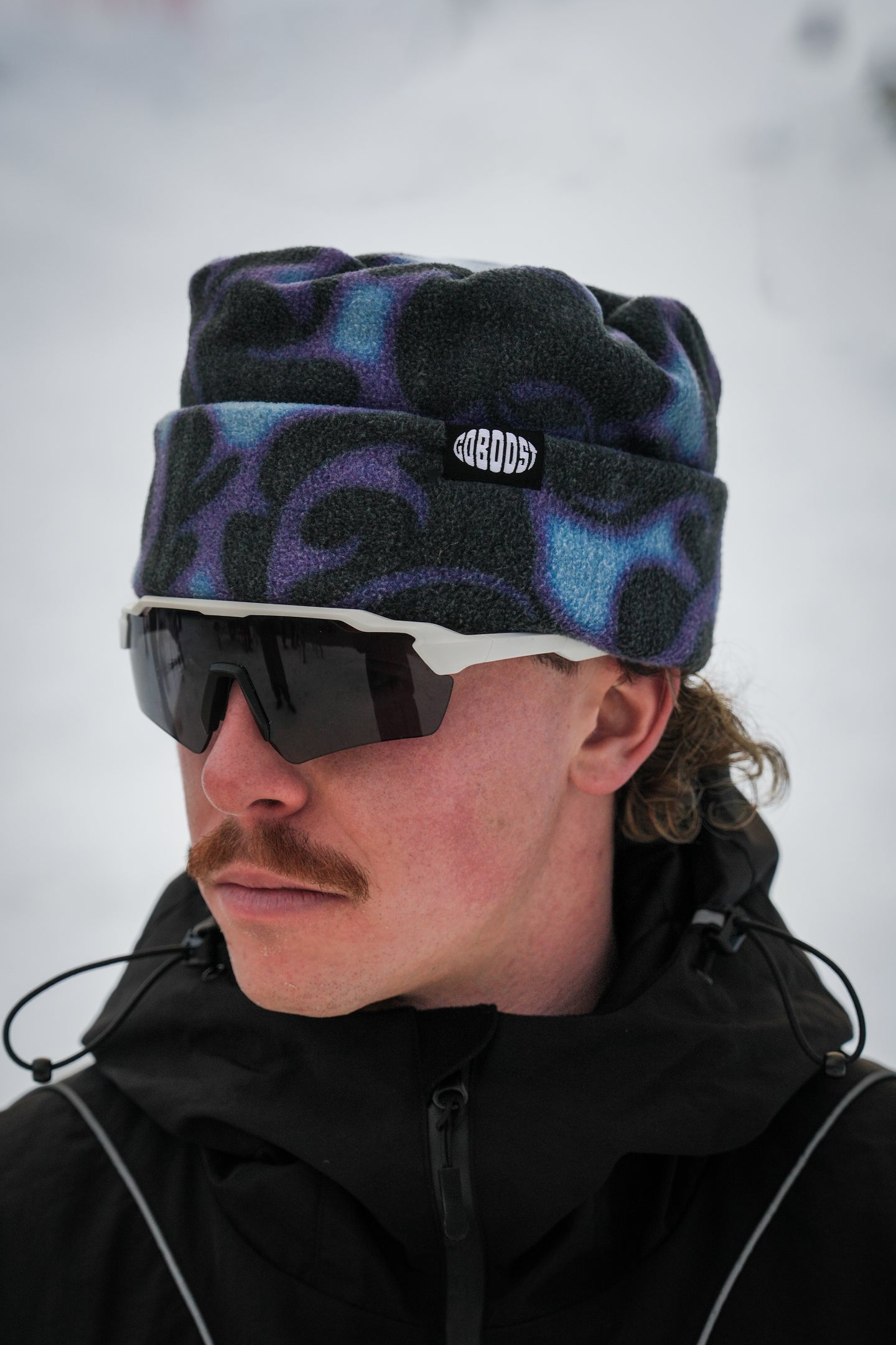 Vintage Flame Beanie - Blue