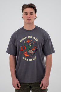 Ride or Die T - Slate