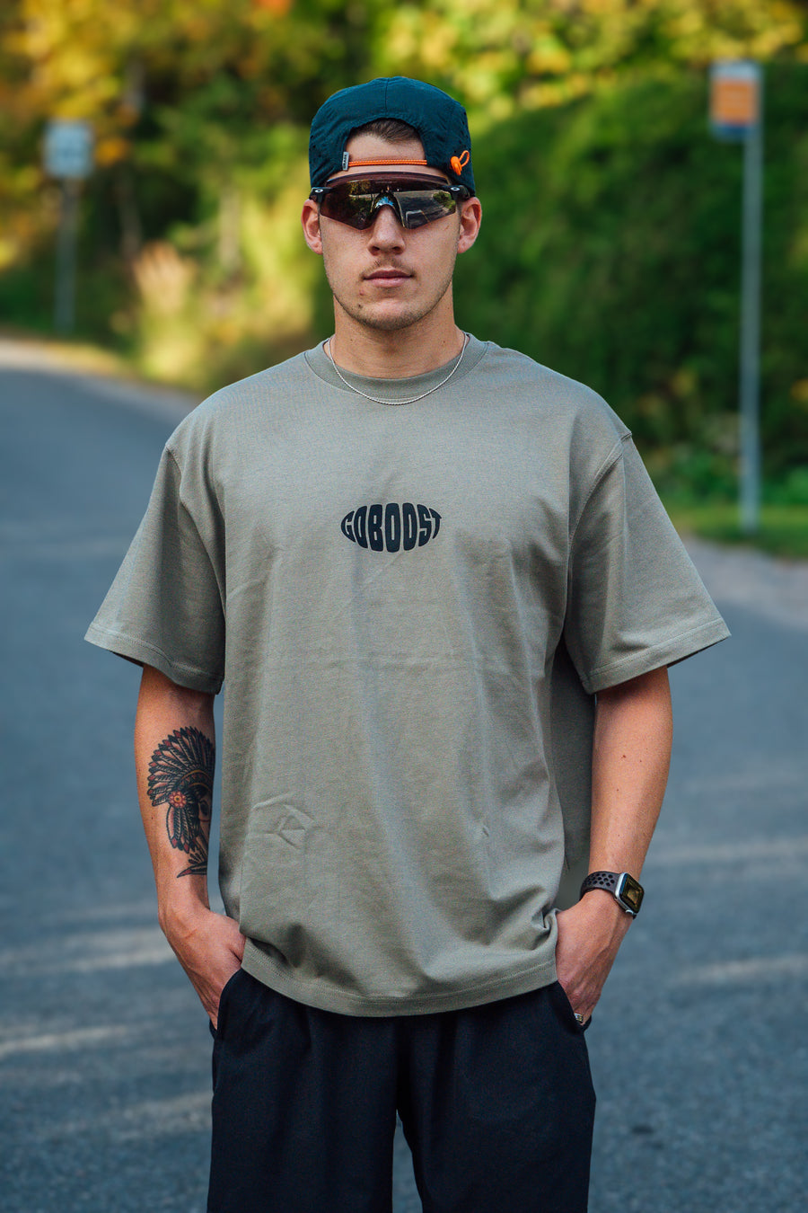 Classic T - Grey Green