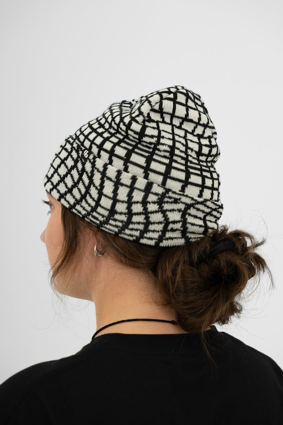 Wavy Beanie - White