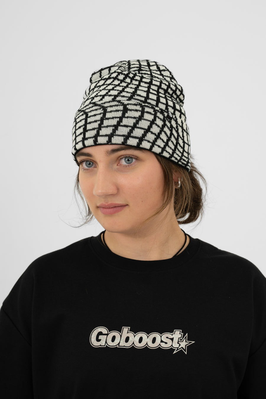 Wavy Beanie - White