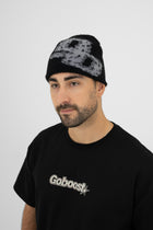 Fluffy Mohair Beanie - Black