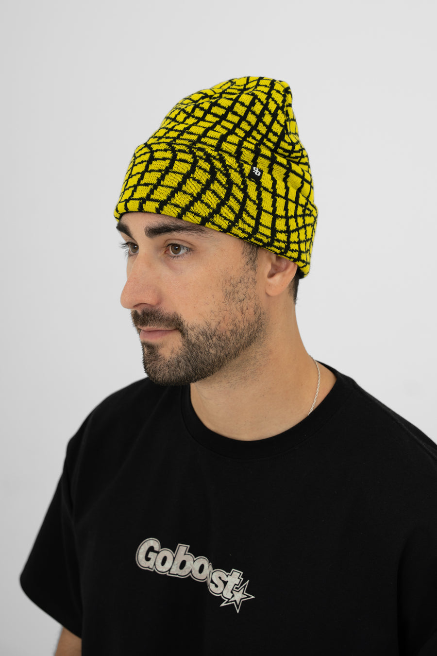 Wavy Beanie - Yellow