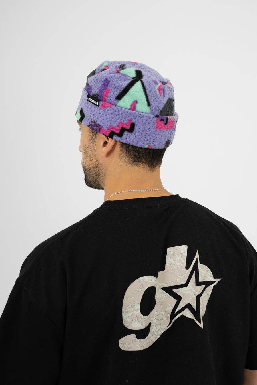 Fleece Beanie - Retro Purple