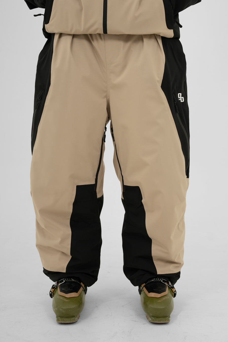 Pantalon isolé Signature – Beige et noir
