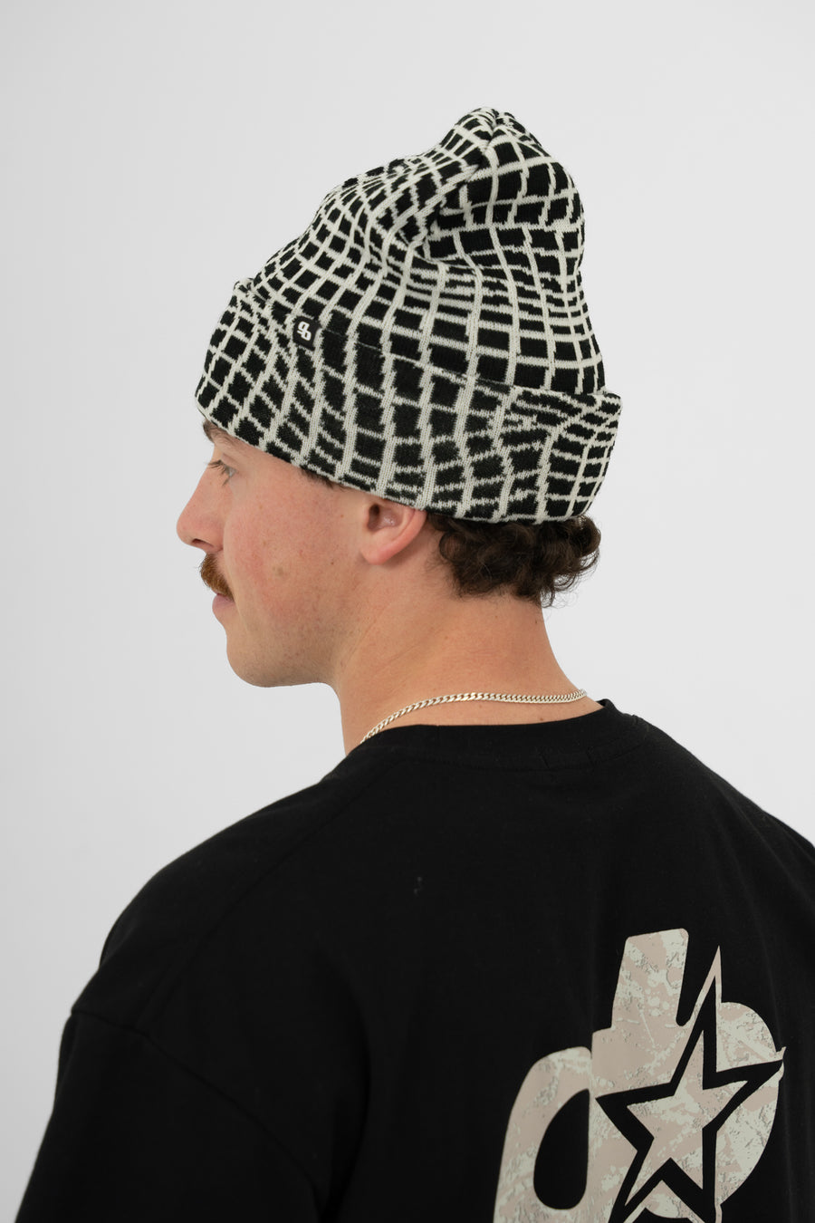 Wavy Beanie - Black