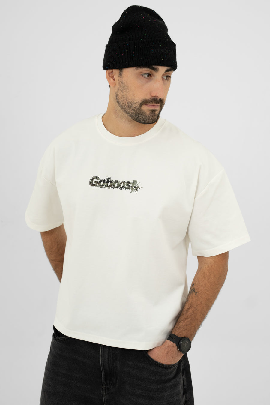 Boxy Tee – White
