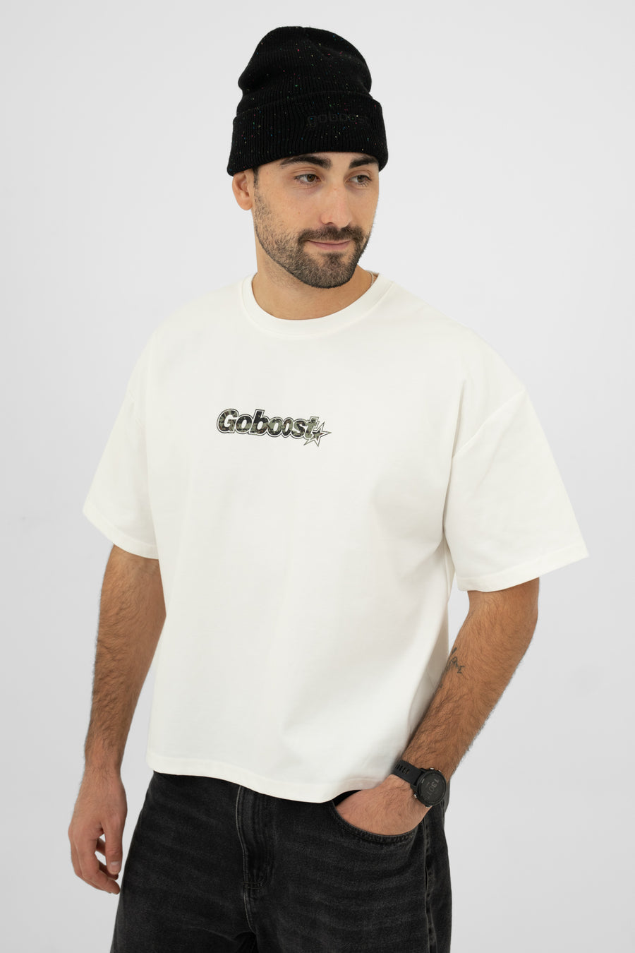 Boxy Tee – White