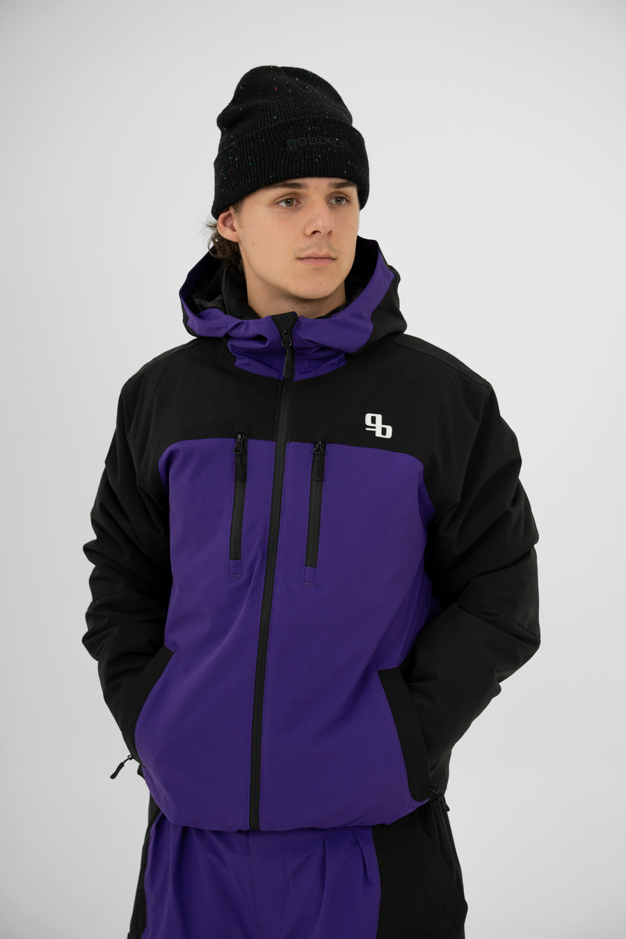 Signature Insulated Jacket – Purple/Black