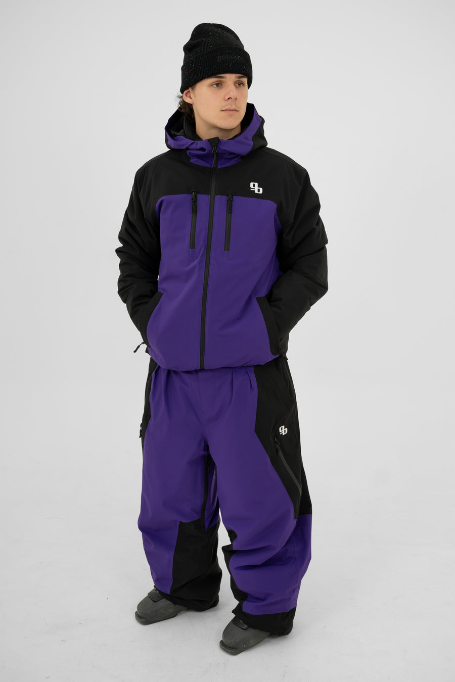 Signature Insulated Jacket – Purple/Black