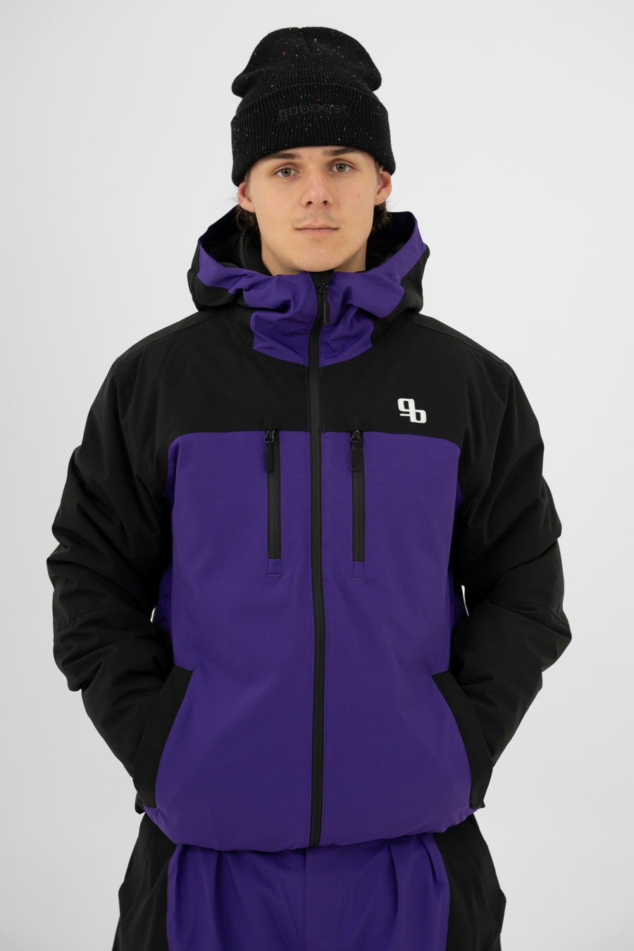 Signature Insulated Jacket – Purple/Black