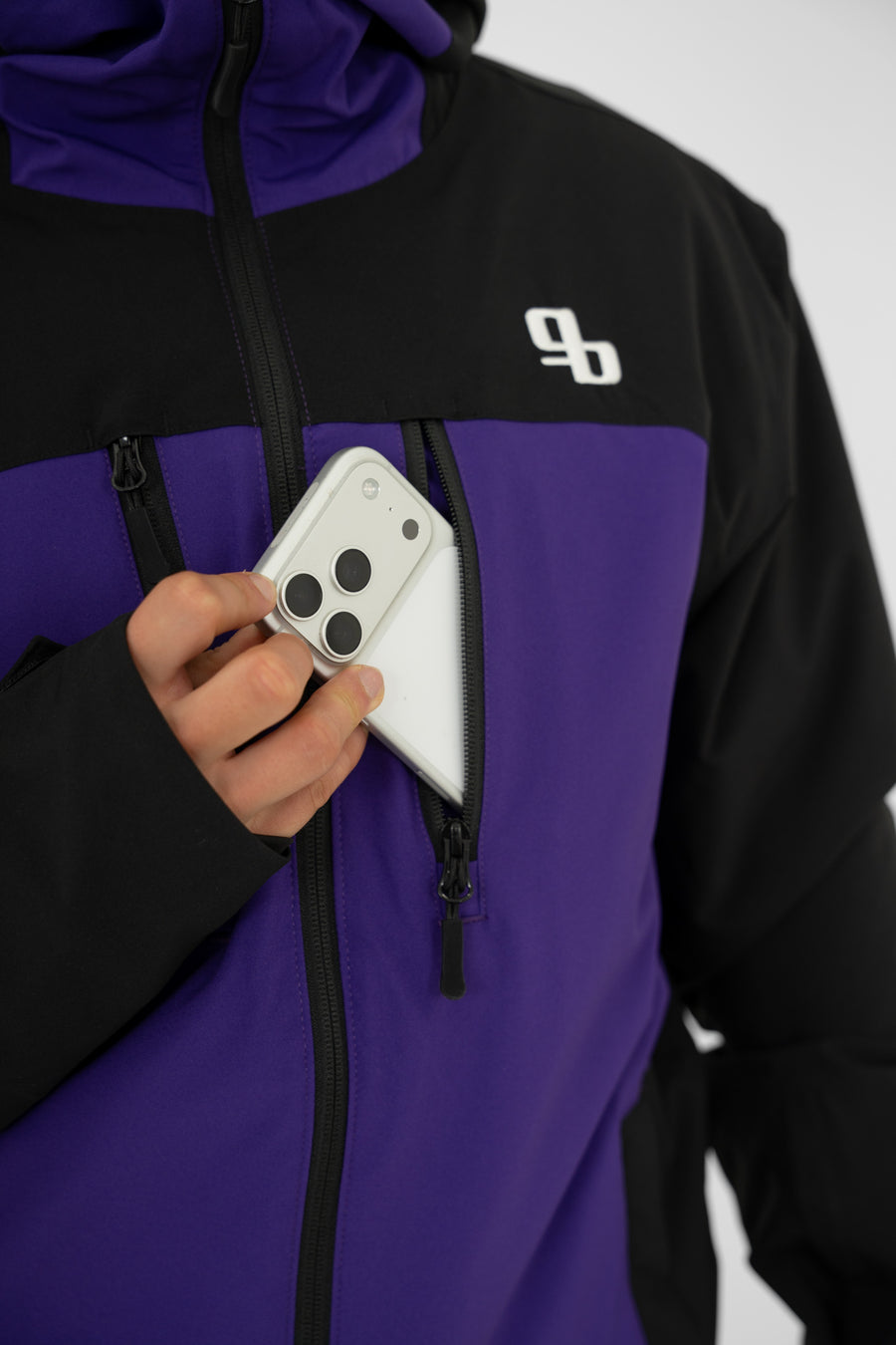 Signature Insulated Jacket – Purple/Black