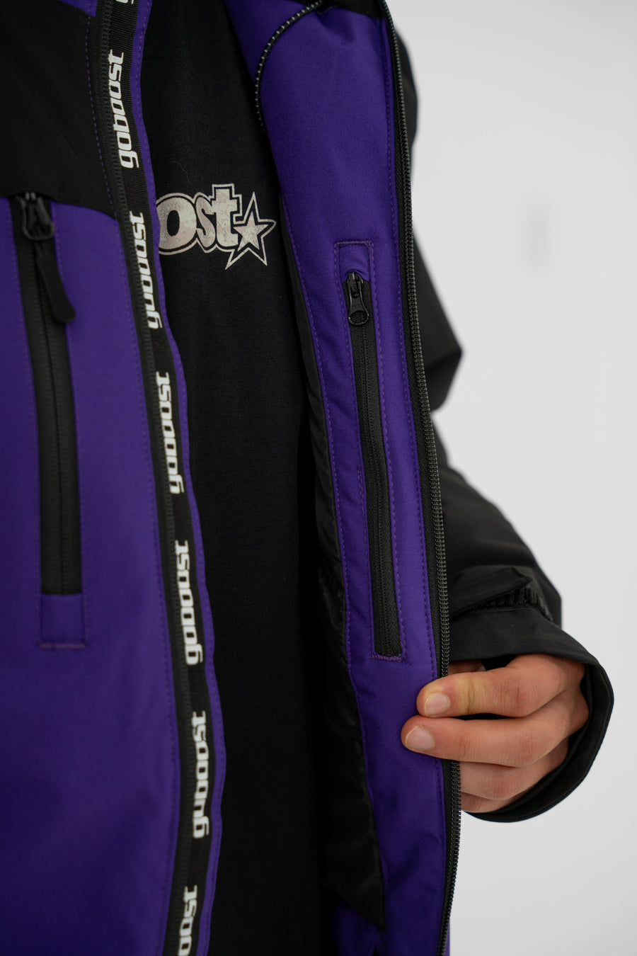 Signature Insulated Jacket – Purple/Black
