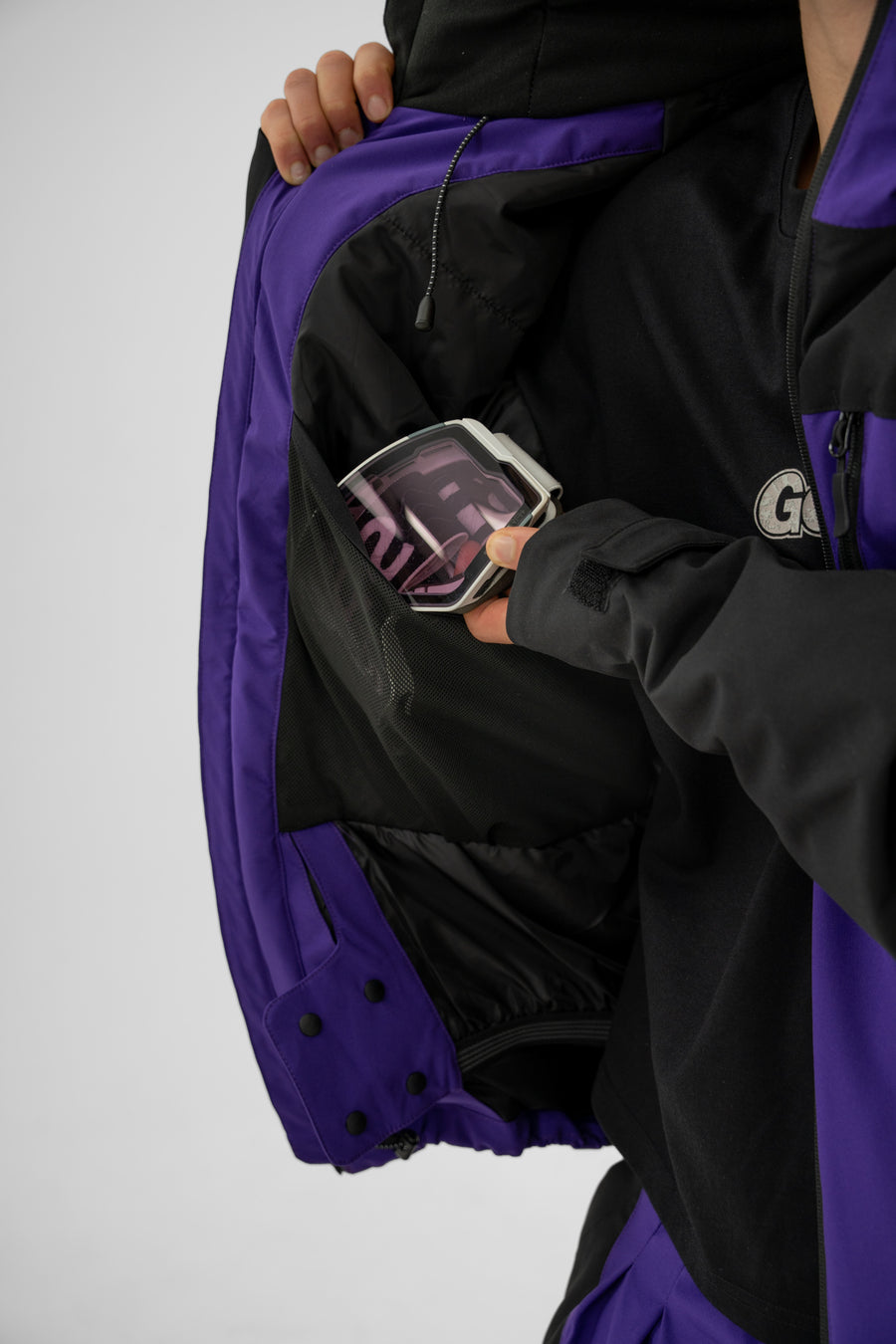Signature Insulated Jacket – Purple/Black