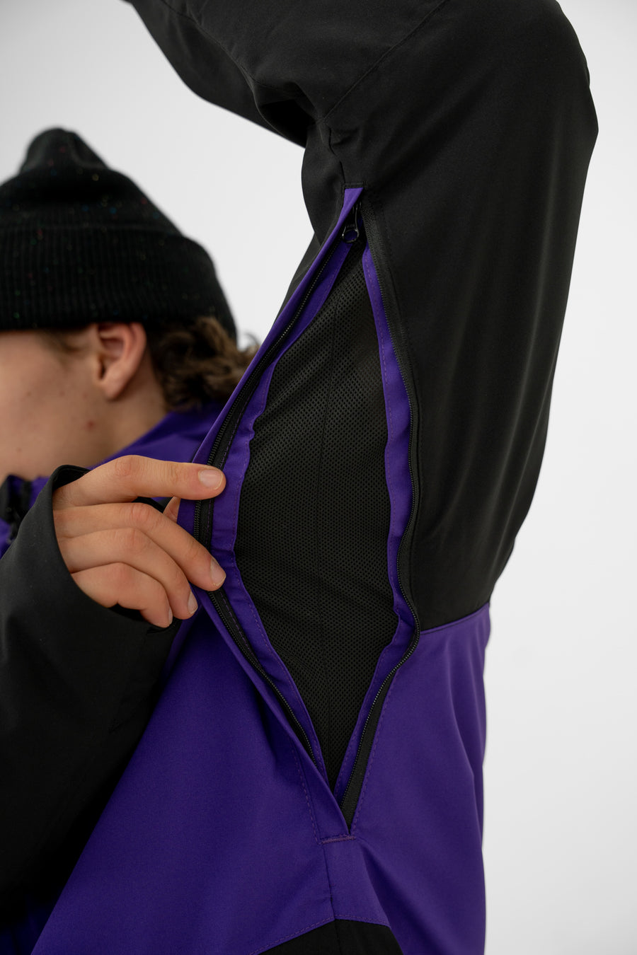 Signature Insulated Jacket – Purple/Black