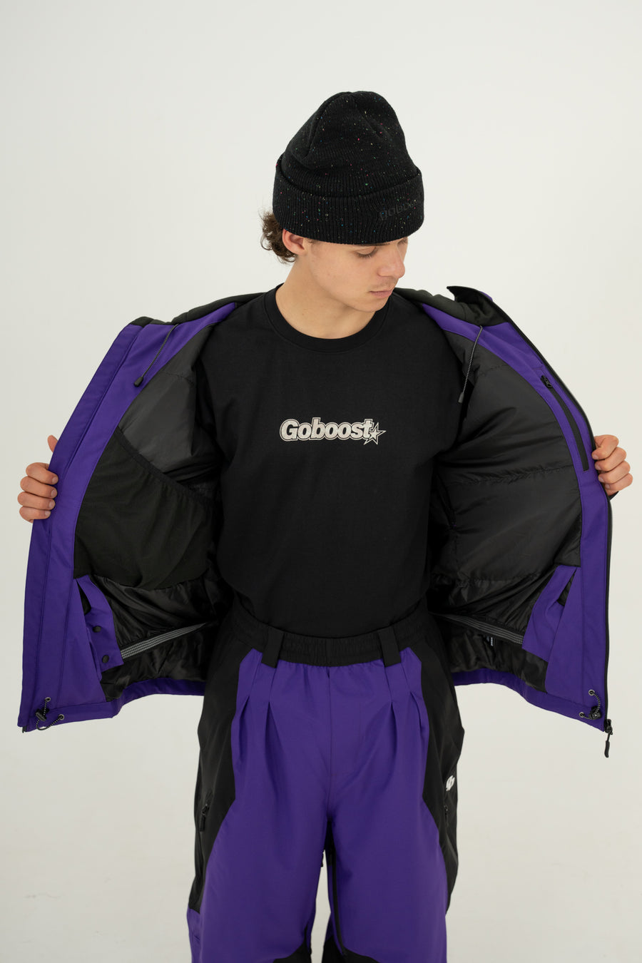Signature Insulated Jacket – Purple/Black