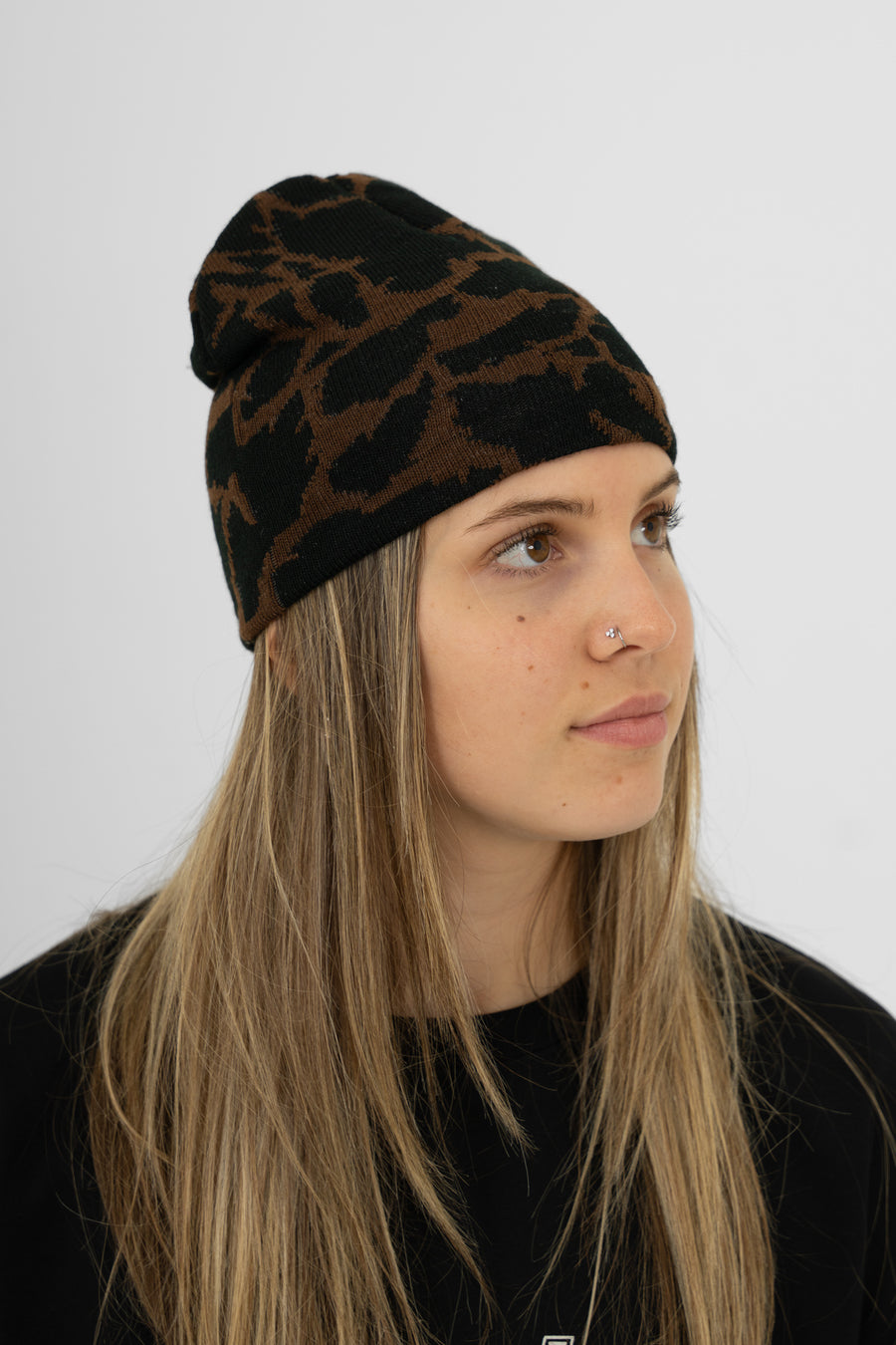 Graphite Beanie - Brown