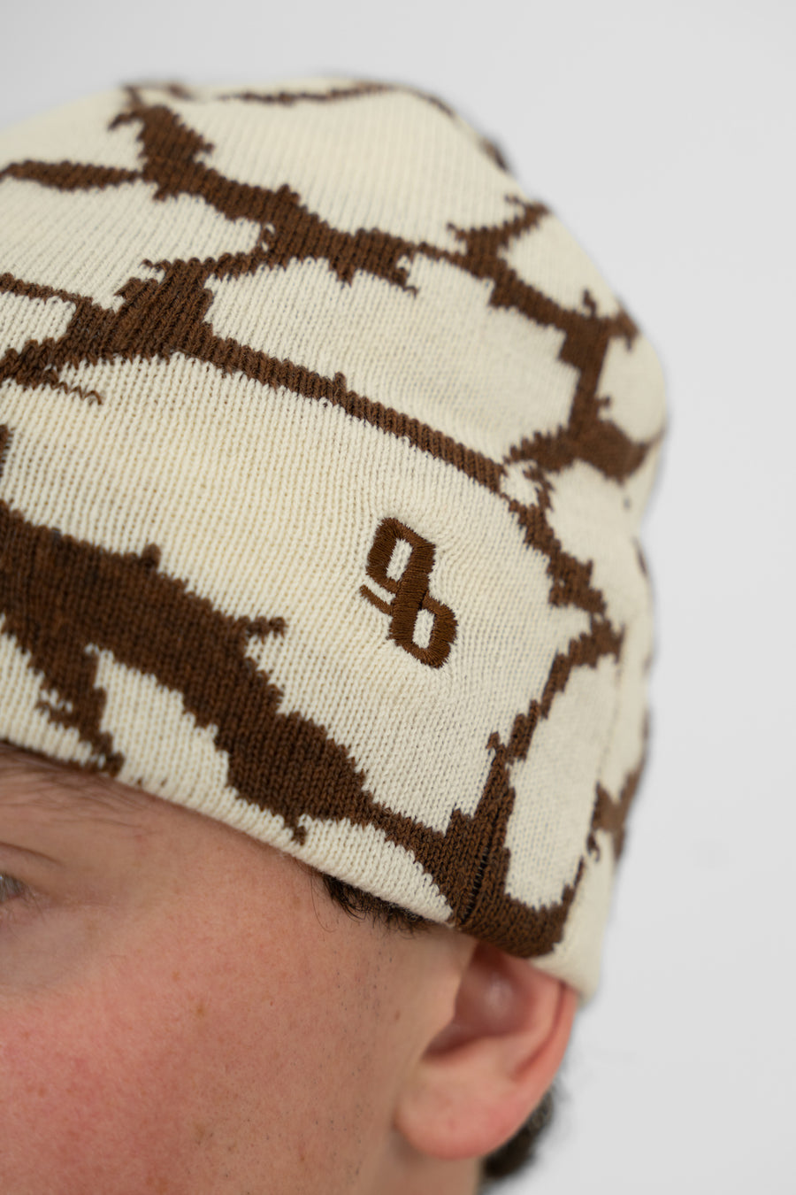 Graphite Beanie - Cream