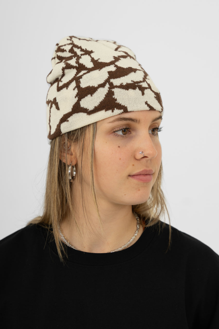 Graphite Beanie - Cream
