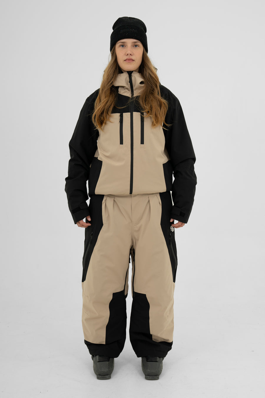 Pantalon isolé Signature – Beige et noir
