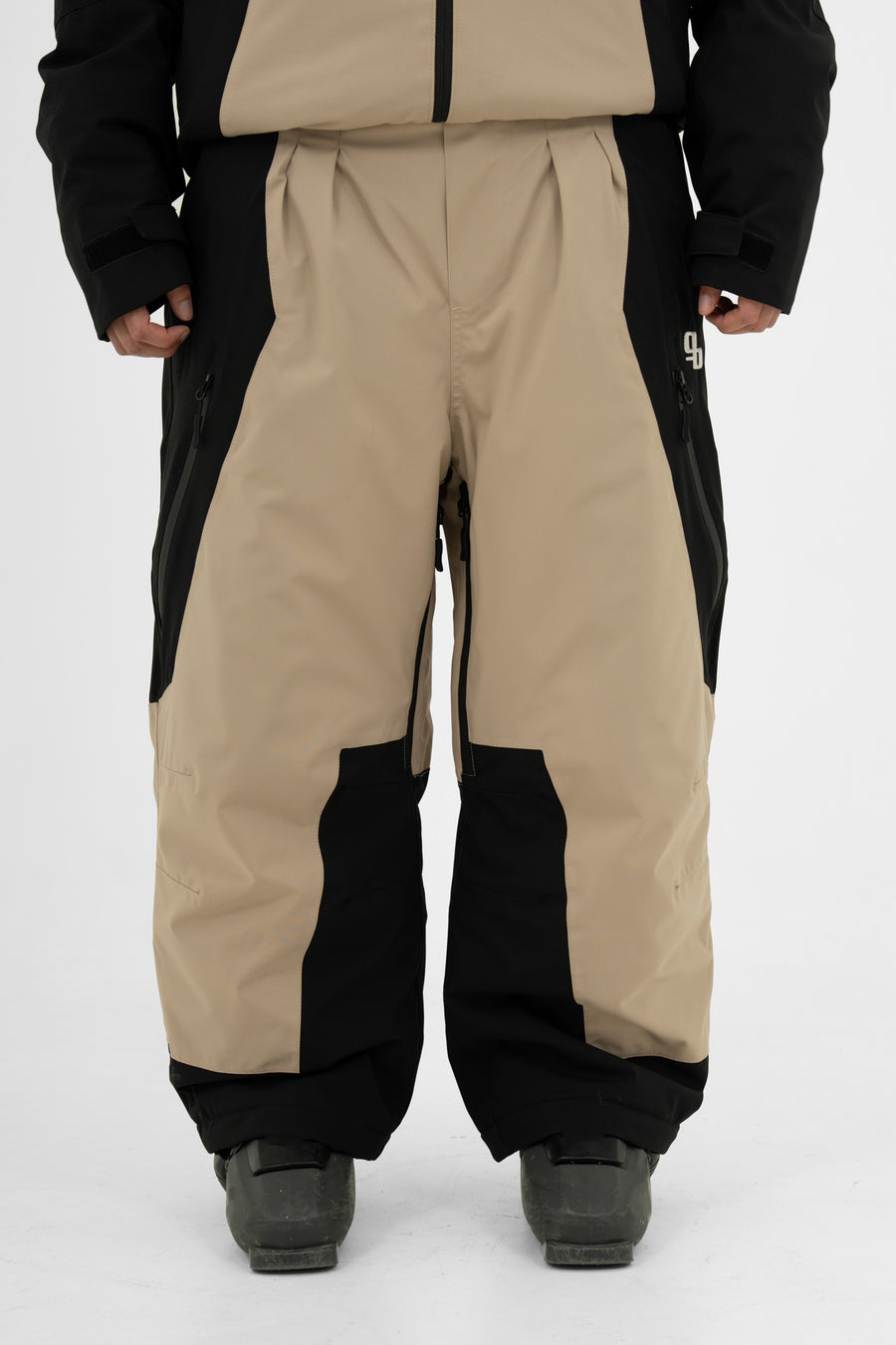 Pantalon isolé Signature – Beige et noir