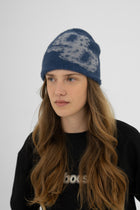 Fluffy Mohair Beanie - Blue