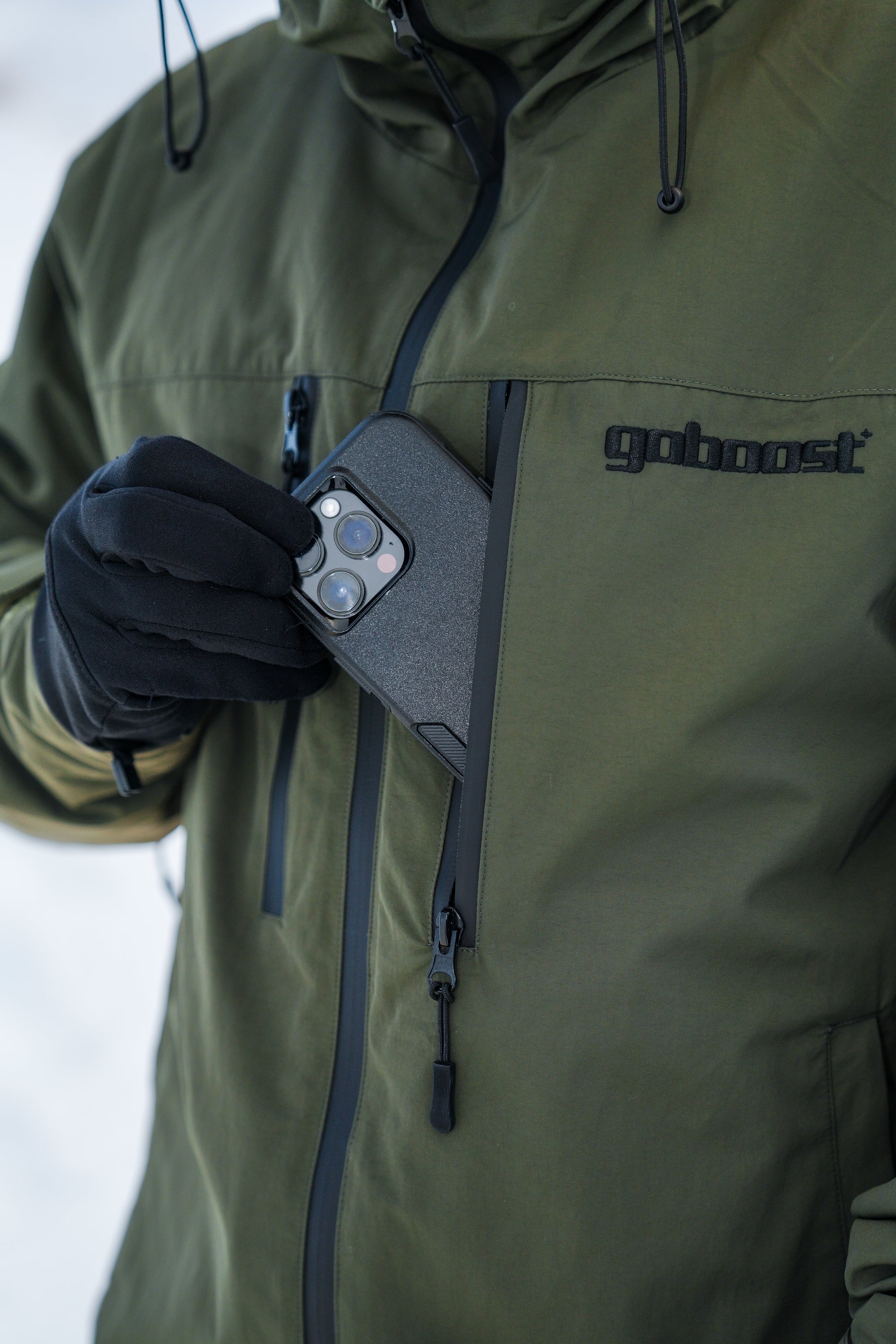 GOBOOST OneSerie 3L 15K Insulated Jacket – Olive