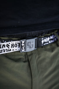 Need Money For Skis Magnetic Belt - Black and White