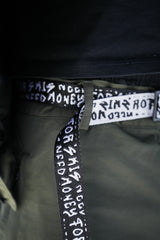 Need Money For Skis Magnetic Belt - Black and White