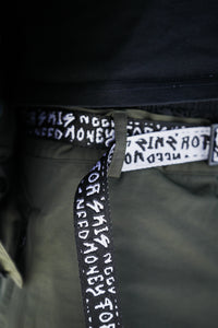 Need Money For Skis Magnetic Belt - Black and White