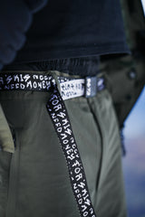 Need Money For Skis Magnetic Belt - Black and White