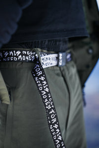 Need Money For Skis Magnetic Belt - Black and White