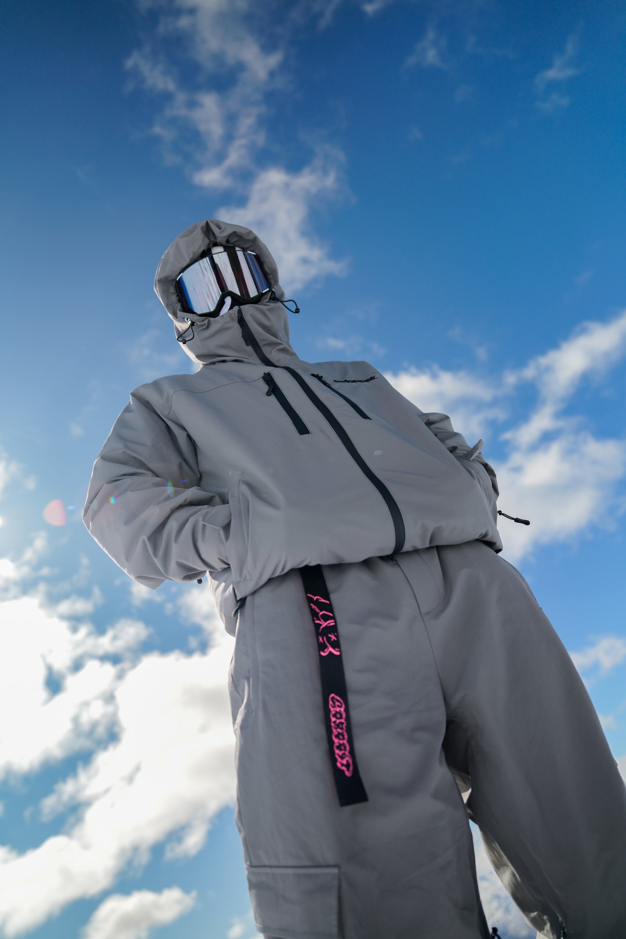 Graffiti Magnetic Belt - Black and Pink