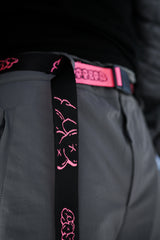 Graffiti Magnetic Belt - Black and Pink