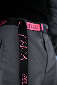 Graffiti Magnetic Belt - Black and Pink