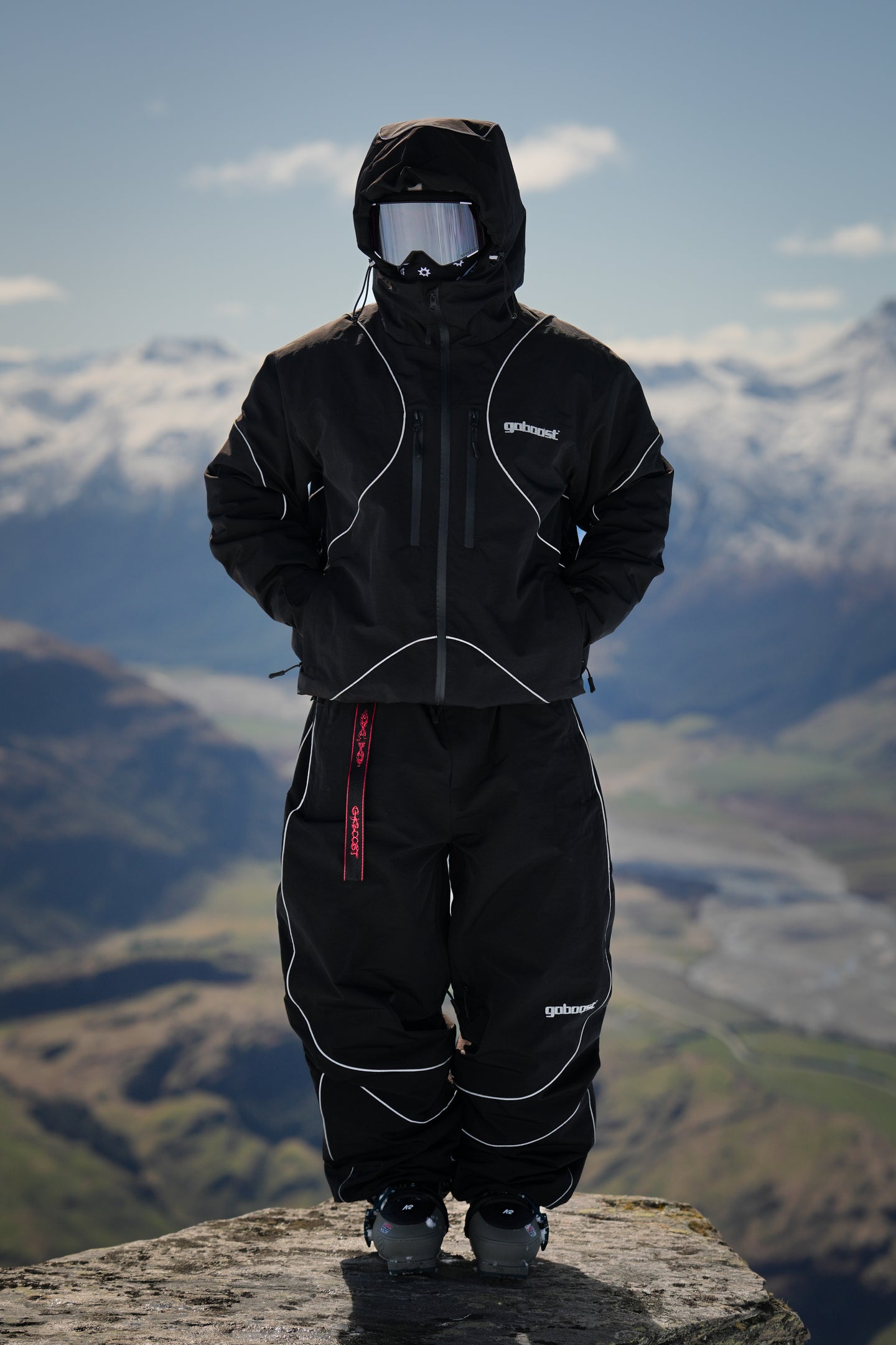 GOBOOST OneSerie 3L 15K Insulated Snowpants – Black Reflective