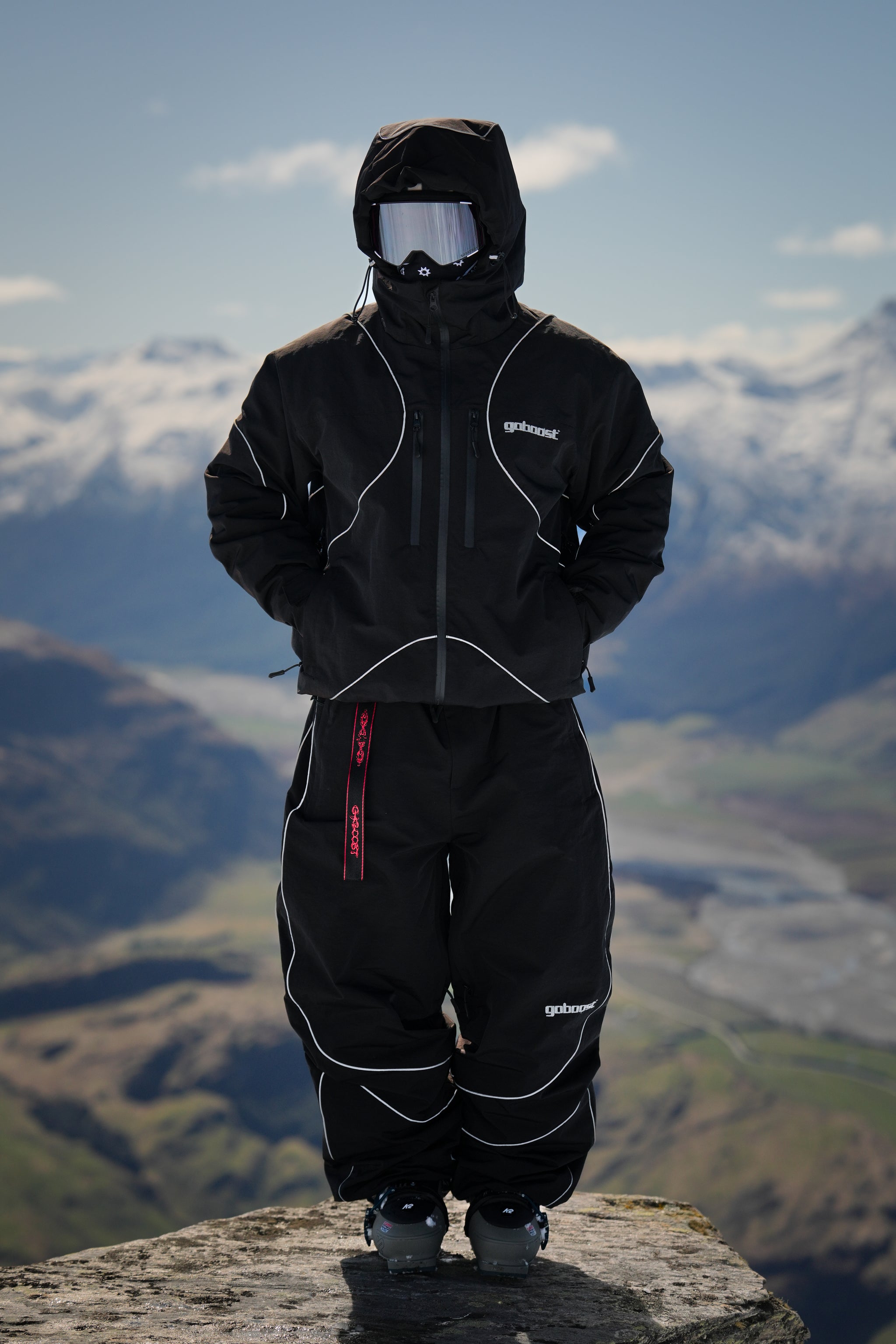 GOBOOST OneSerie 3L 15K Insulated Snowpants – Black Reflective