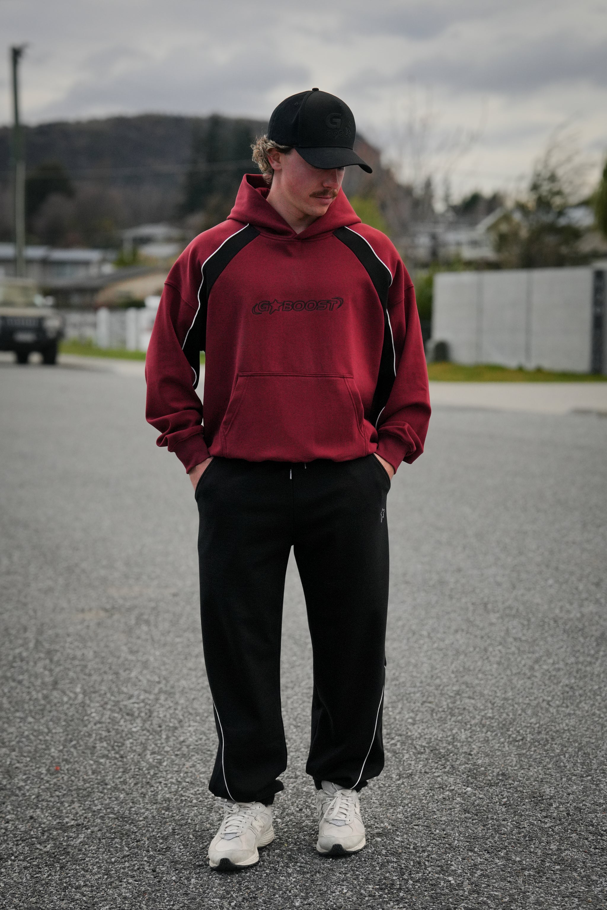 Core Line Hoodie - Burgundy