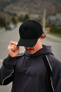 Five Stars Snapback - Black on Black