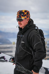 Vintage Flame Beanie - Orange