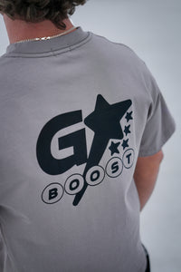 Five Stars Boxy T-Shirt - Grey