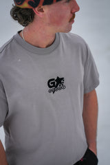Five Stars Boxy T-Shirt - Grey