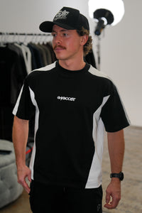 Panel T-Shirt - Black and White
