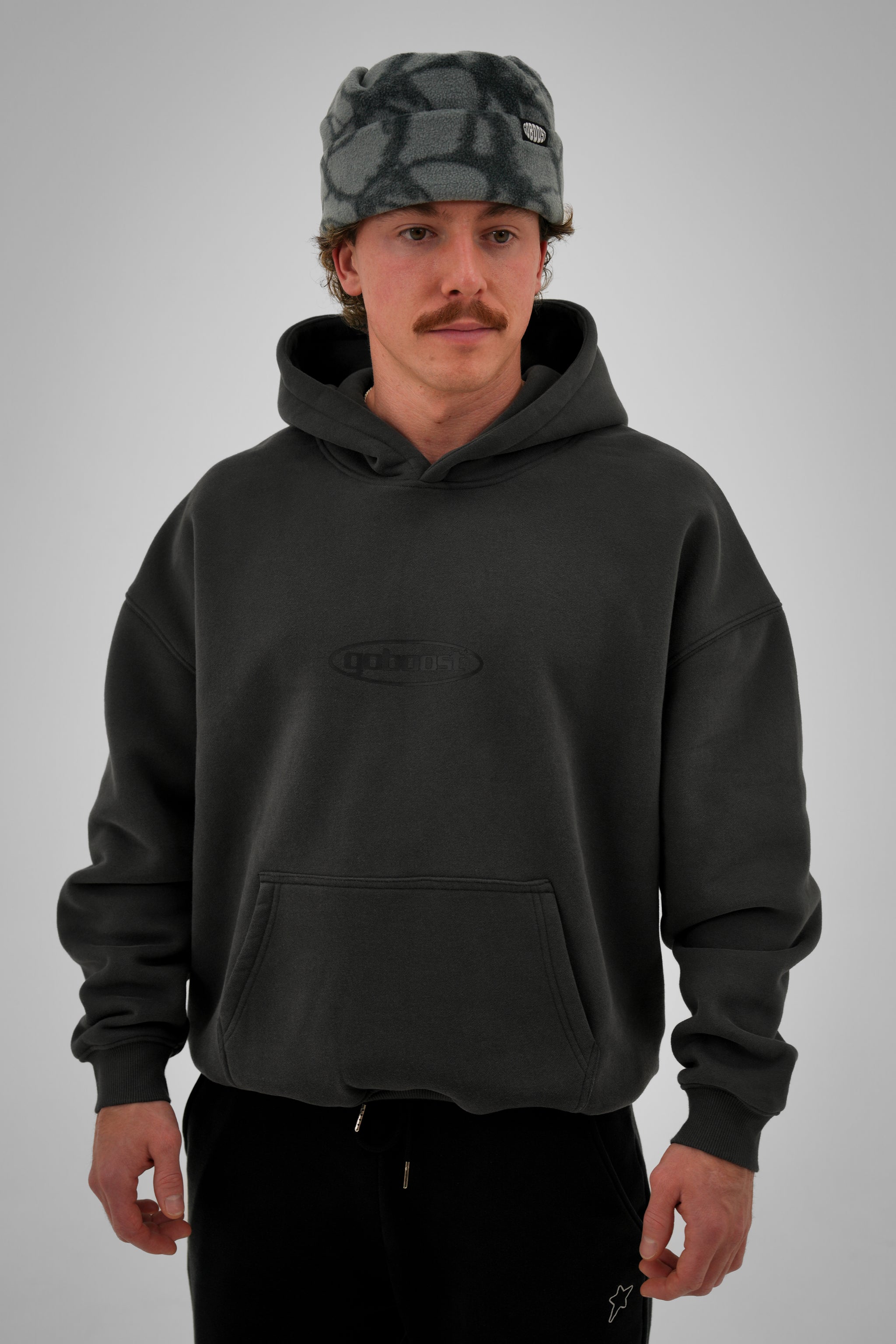 Bungee Cord Hoodie - Charcoal