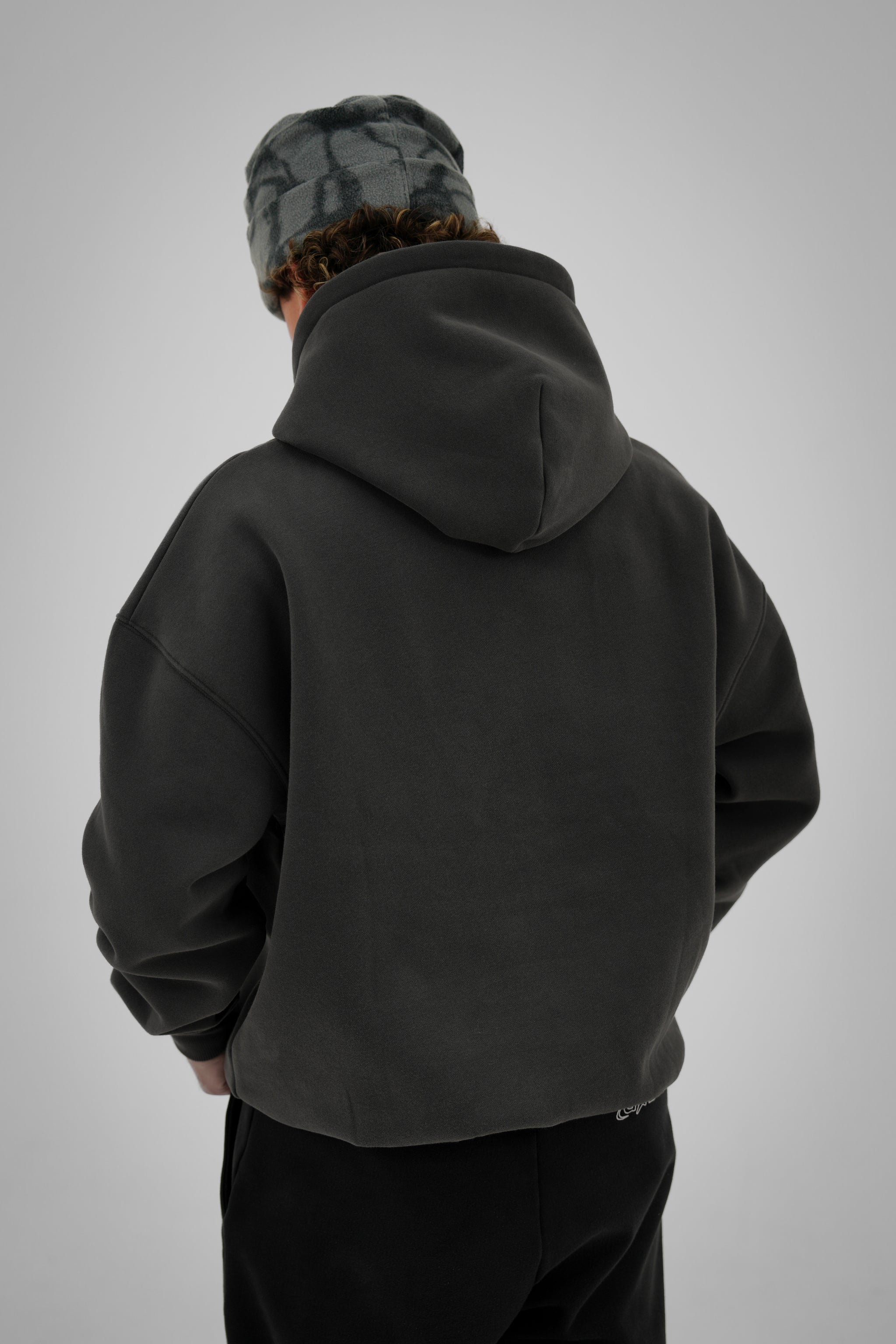 Bungee Cord Hoodie - Charcoal