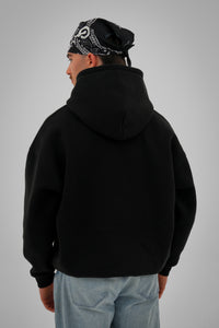 Bungee Cord Hoodie - Black